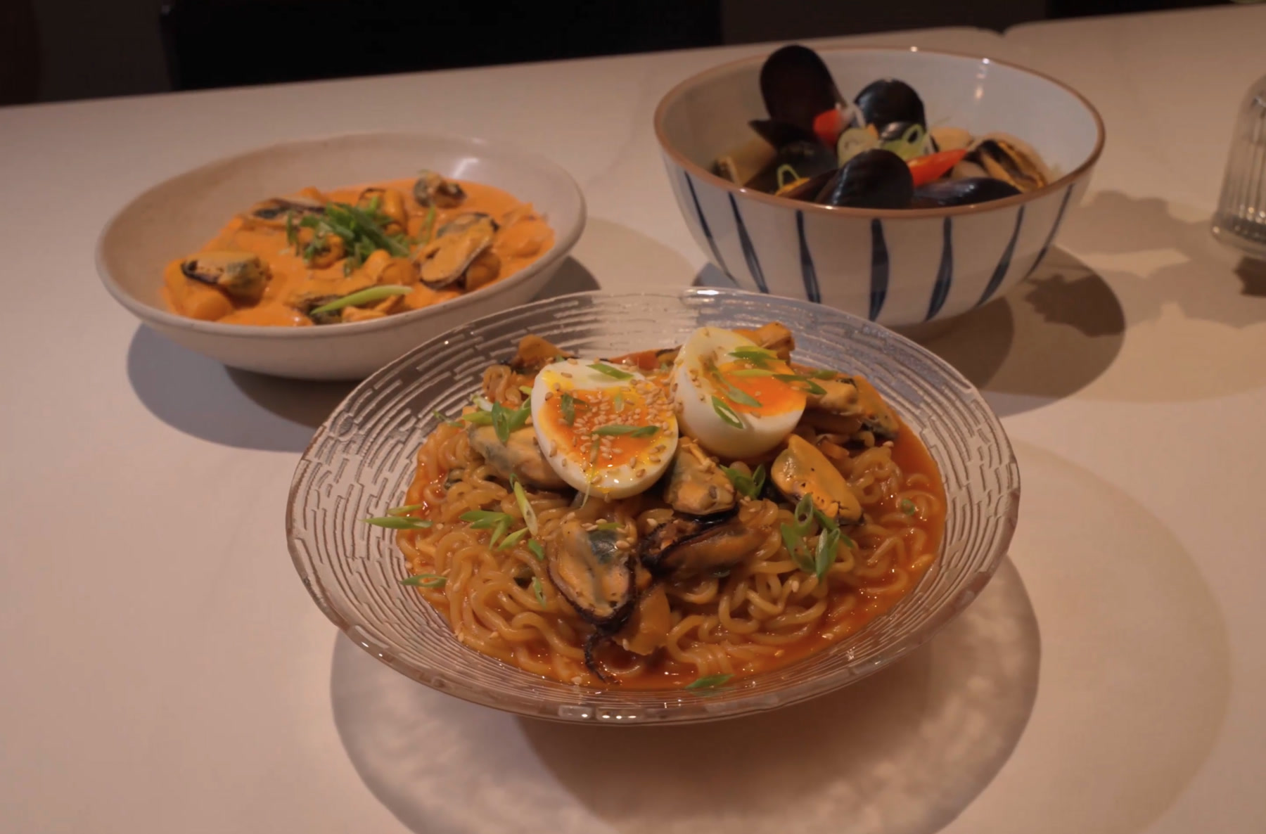 Three seafood menus developed with LABRI